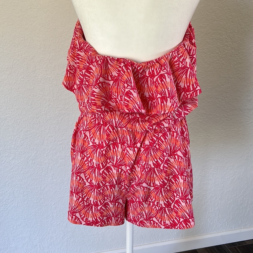 Vineyard Vines Romper pink/orange size Medium - Picture 4 of 7